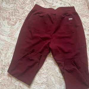 Figs Women's Deep Red Capris